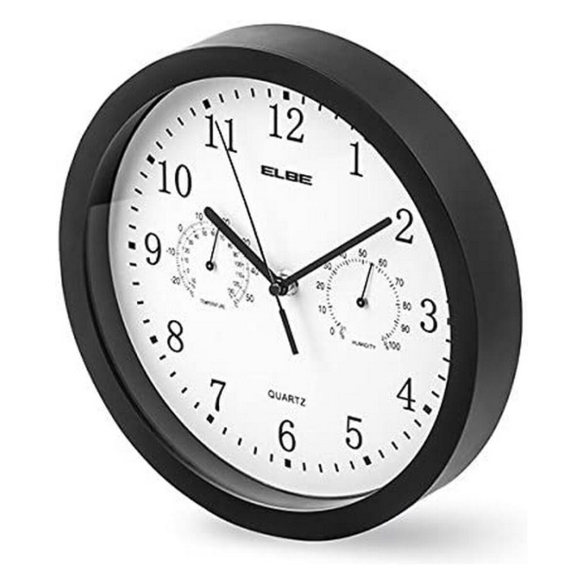Wall Clock ELBE RP-1005-N White/Black_13