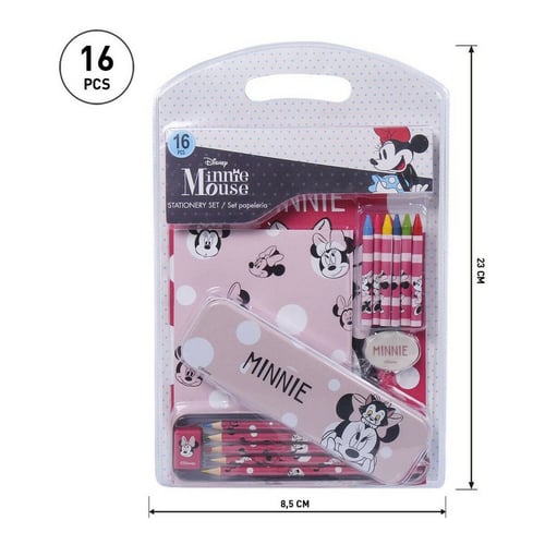 Stationært sæt Minnie Mouse Pink (16 pcs)_4