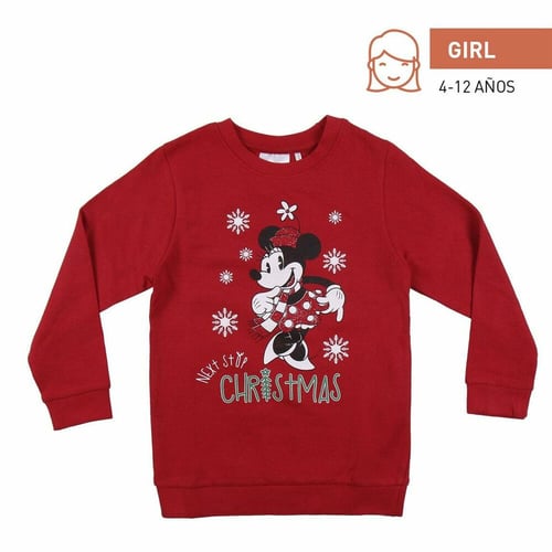 Sweaters uden Hætte til Børn Mickey Mouse Rød - picture