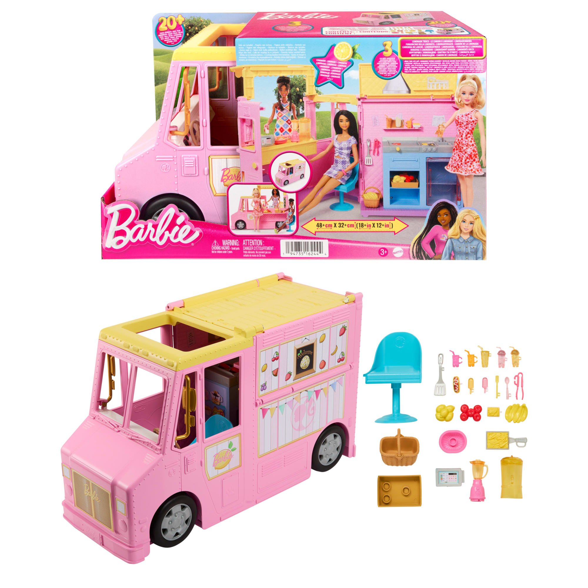 Barbie - Lemonade Truck with 25pcs. (HPL71)_0
