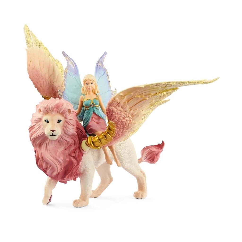 Schleich - Bayala - Elf Girl on Lion with Wings_0