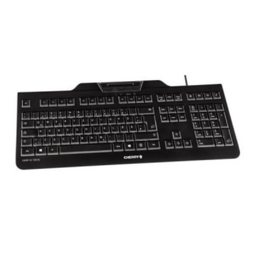 Tastatur med reader Cherry JK-A0100ES-2 Sort_6