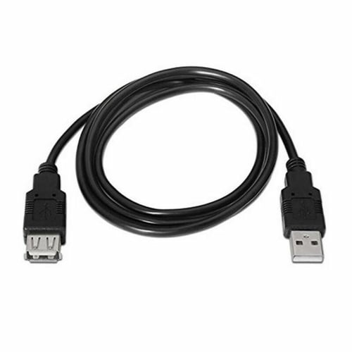 Verlängerungskabel NANOCABLE 10.01.0203-BK 1,8 m USB Stecker Steckdose Schwarz_9