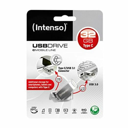 USB-stik INTENSO 3536480 32 GB Sølvfarvet_3