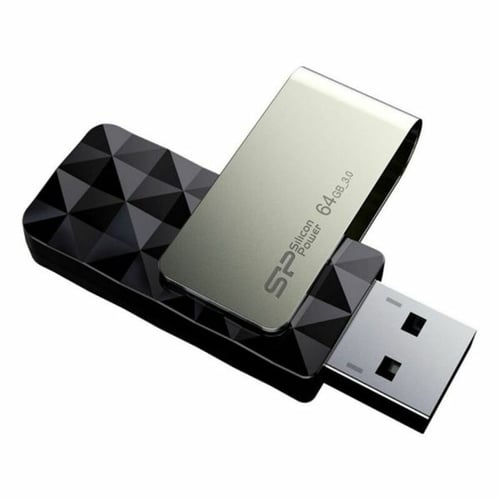 USB-stik Silicon Power Blaze B30 64 GB Sort_5