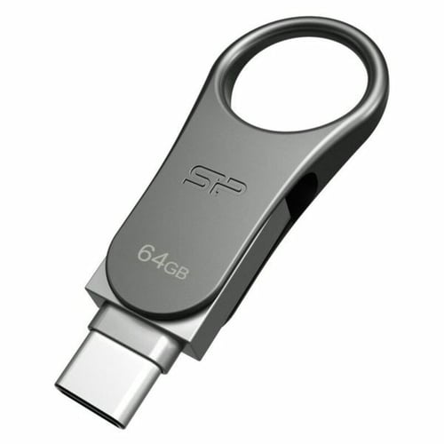 USB-stik Silicon Power C80 64 GB Sort titanium_9