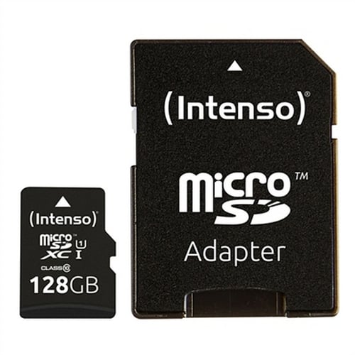 Mikro-SD-hukommelseskort med adapter INTENSO 34234 UHS-I XC Premium Sort, 128 GB_1
