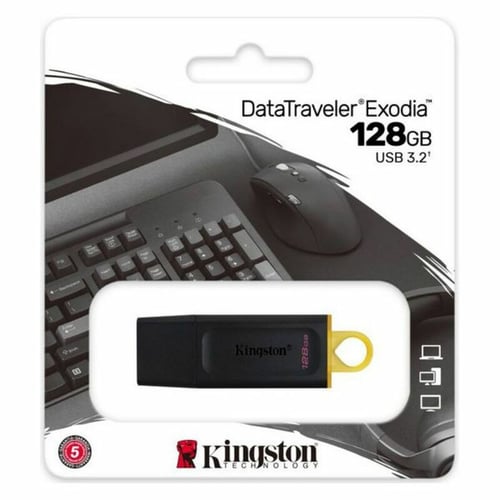 USB-stik Kingston DataTraveler DTX Sort, 64 GB - picture