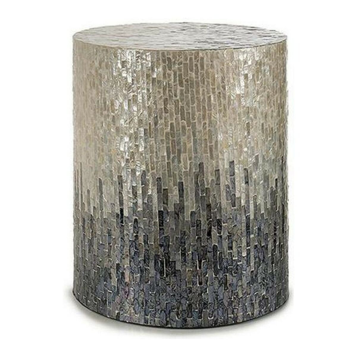 Stool Grey Faded effect (40 x 46 x 40 cm) Faded effect_2