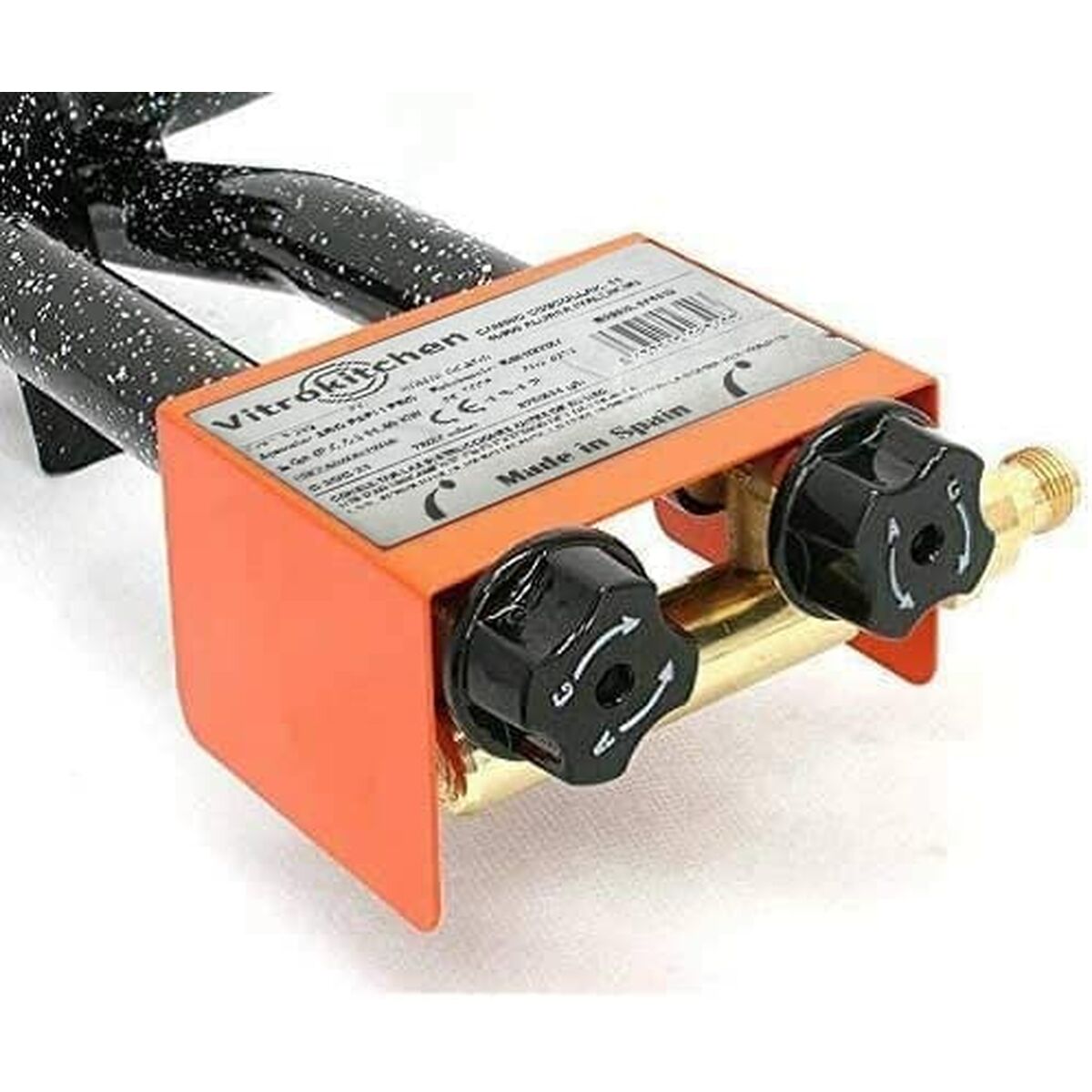 Pan Vitrokitchen QP401B Black/Orange (Ø 40 cm) (280 - 550 mm)_4