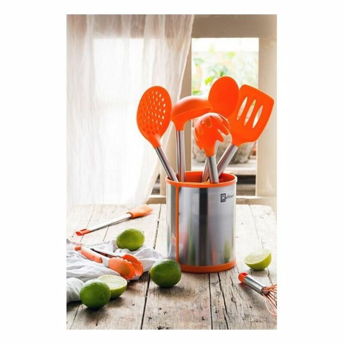 Kitchen utensils set BRA EFFICIENT A195011 Orange (6 pcs)_4