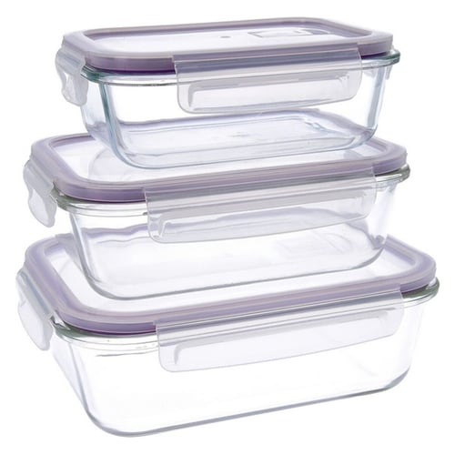 Lunchbox-Set Quid Frost (3 pcs) Kristall 0,37 - 0,64 - 1,04 l - picture