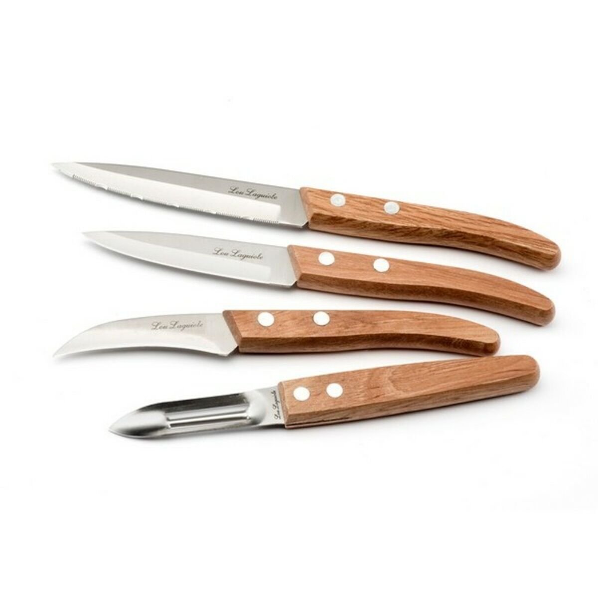 Knife Set Amefa Forest Wood (4 pcs)_3