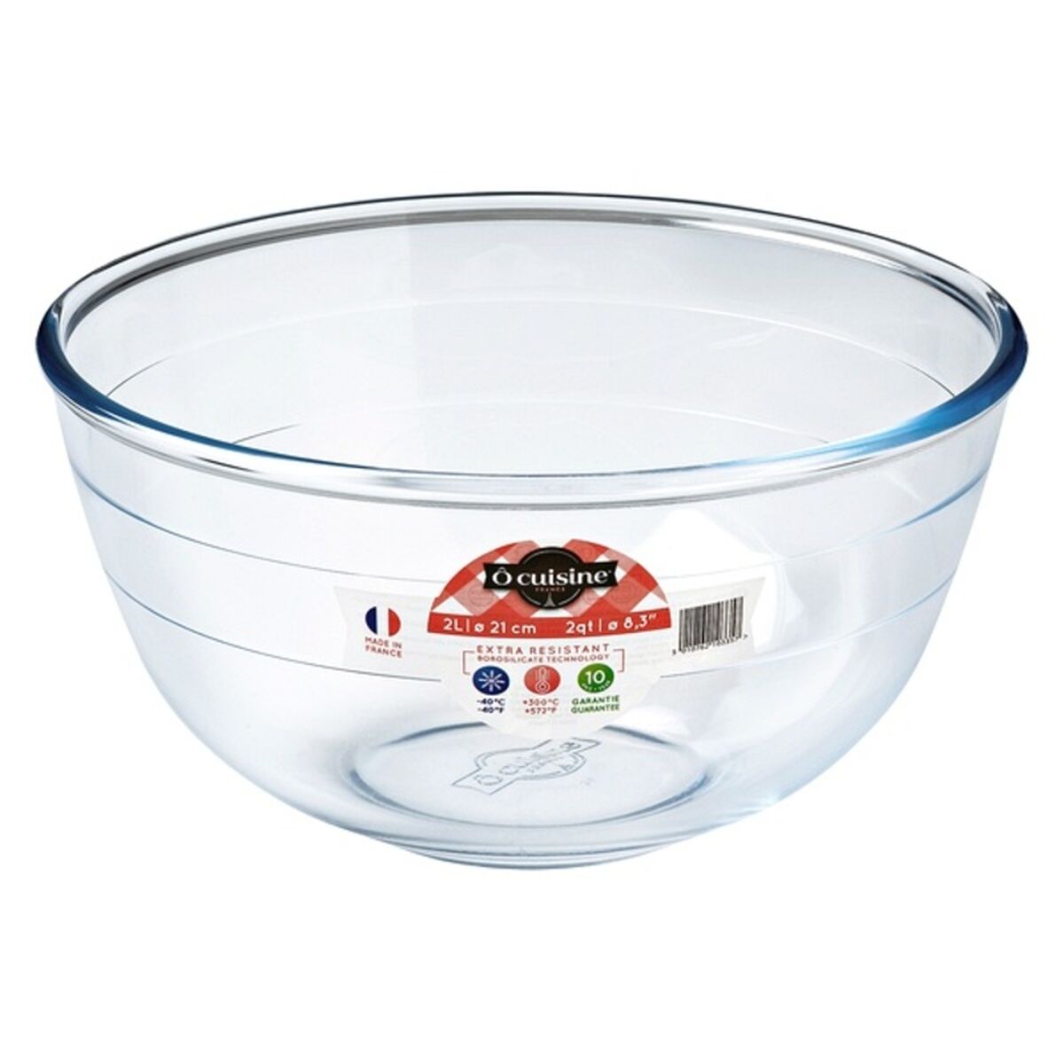 Mixing bowl Ô Cuisine O Transparent Glass, 0.5 L_5