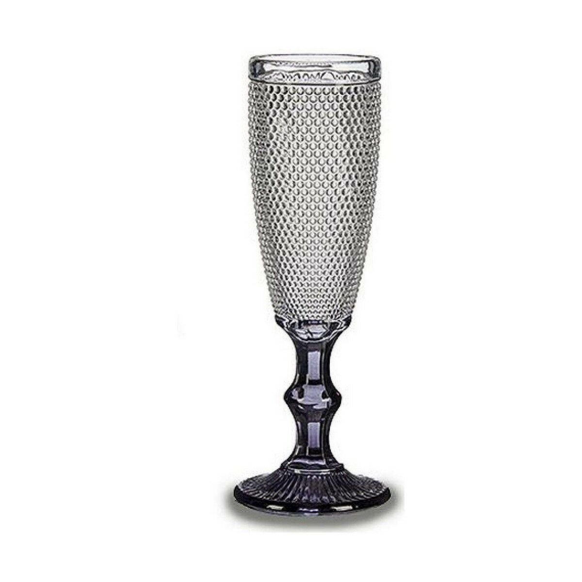 Wineglass Vivalto Crystal Anthracite (0,171 L) (7 x 20 x 7 cm) (185 ml)_2