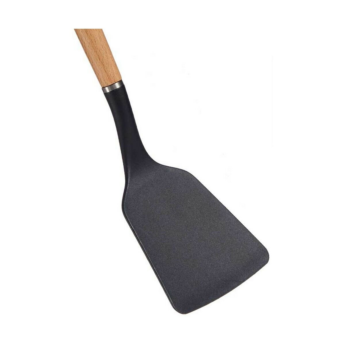 Kitchen Spatula Brown Black Nylon beech wood (8,8 x 2 x 33,8 cm)_2