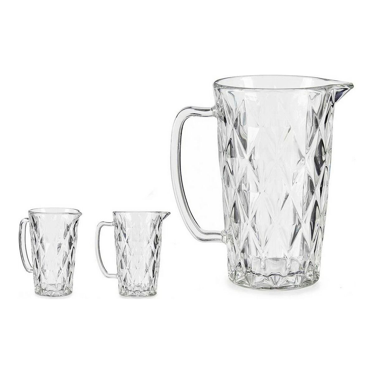Jug Diamond Transparent Crystal 1L_3