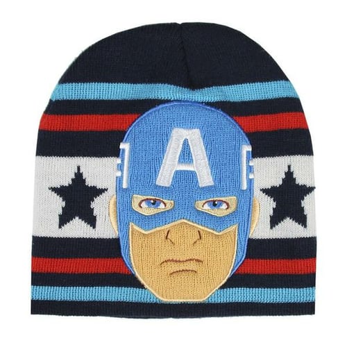 Børnehat Captain America The Avengers Marineblå_1
