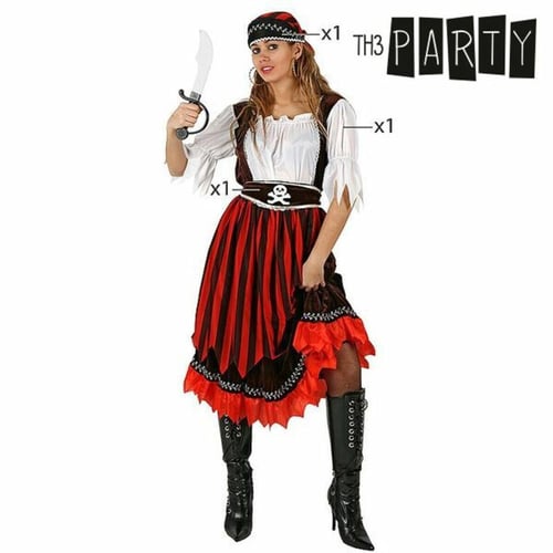 Kostume til voksne Th3 Party 3623 Pirat kvinde_6
