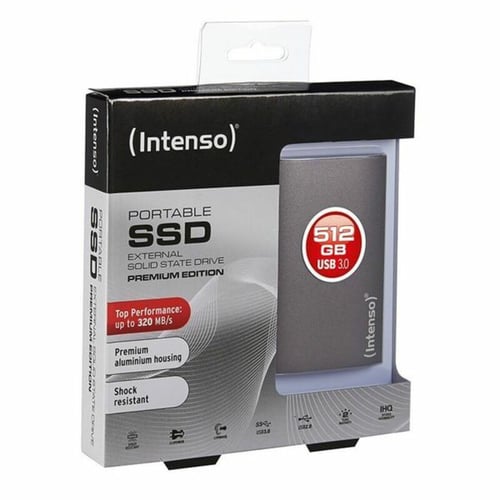 Ekstern harddisk INTENSO 3823440 256 GB SSD 1.8" USB 3.0 Antracit_3