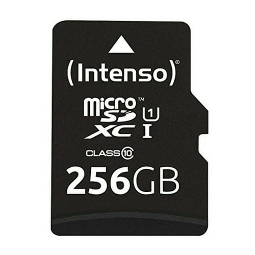 Mikro-SD-hukommelseskort med adapter INTENSO 3423492 256 GB Sort_3