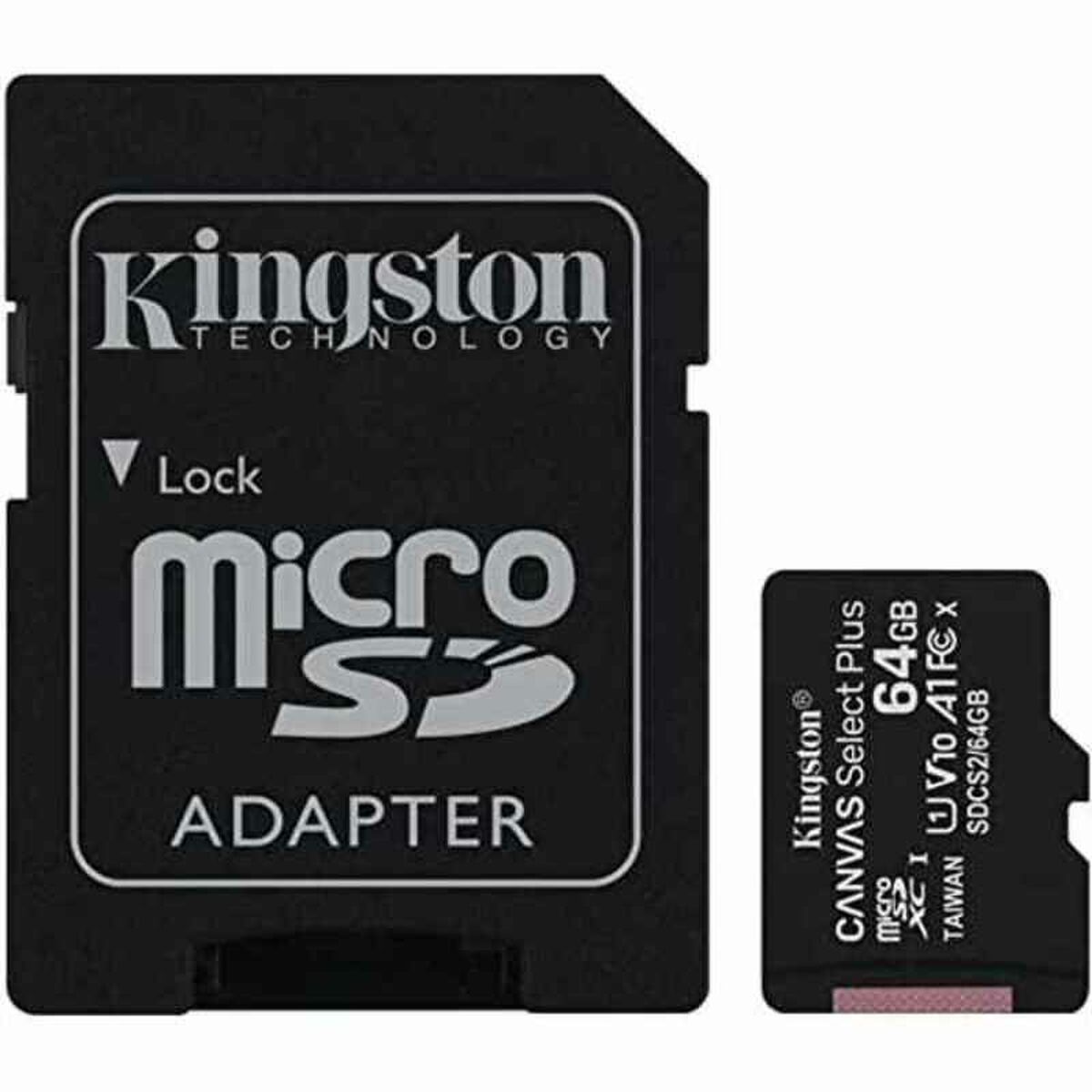 Micro SD Memory Card with Adaptor Kingston exFAT_3