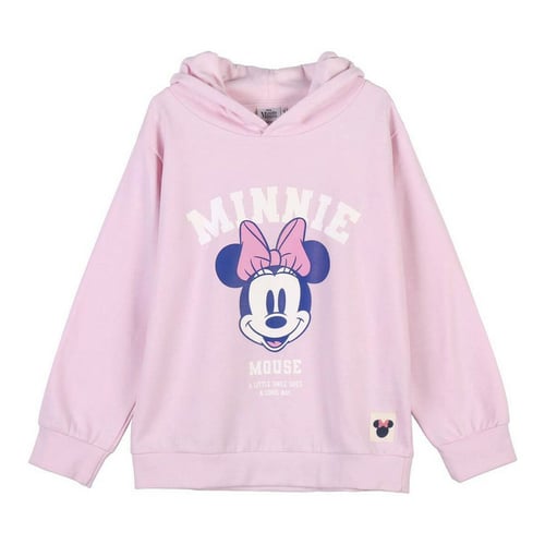 "Sweatshirt til Børn Minnie Mouse Pink"_0