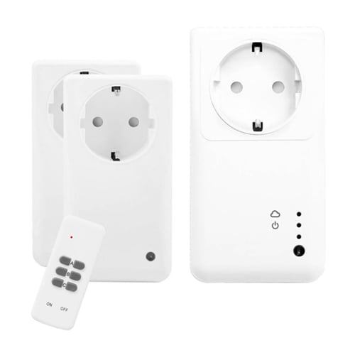 Smartwares SH5SETGW Intelligent WIFI-Plugg med Fjernkontroll (pakke med 3)_3