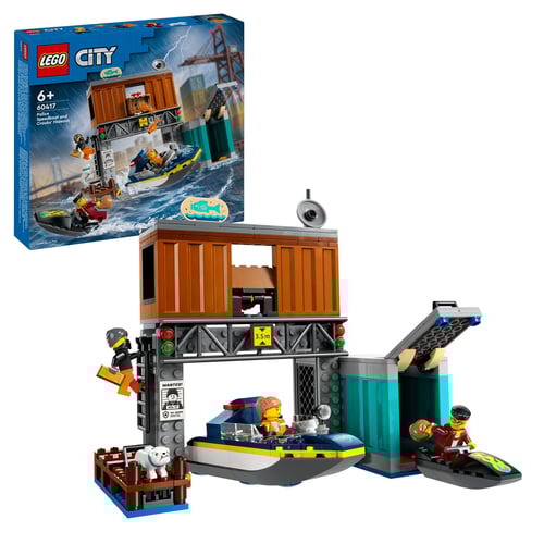 LEGO City - Politiets speedbåd og skurkenes skjulested (60417)_0