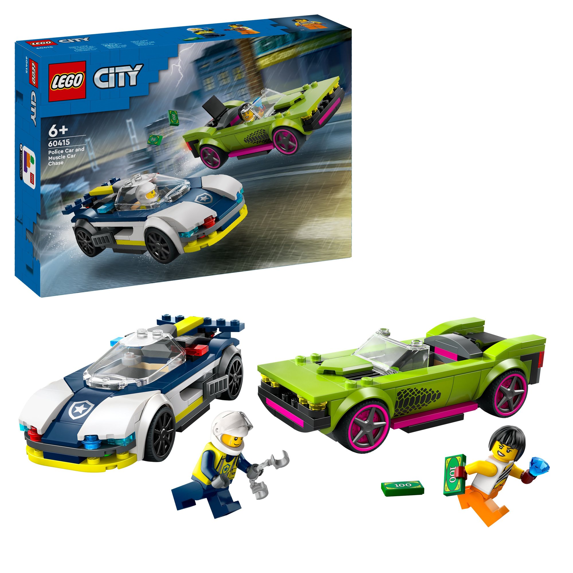 LEGO City - Police and Muscle Car Car Chase (60415)_0