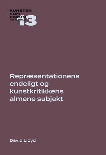 Repræsentationens endeligt og kunstkritikkens almene subjekt