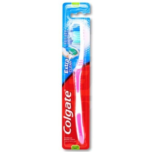 <div>Colgate Ekstra Clean Tandbørste medium 1 stk</div> - picture