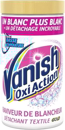 Vanish Oxi Action Gold Pulver Hvid 1400 gr_0