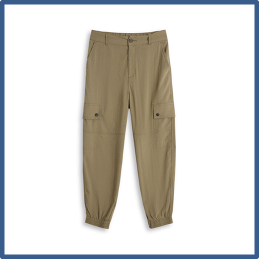 Women's Casual Middle Length Pants Army Green 24_0