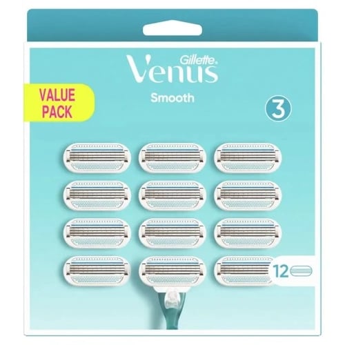 Gillette Venus Smooth Barberblade 12 stk_0