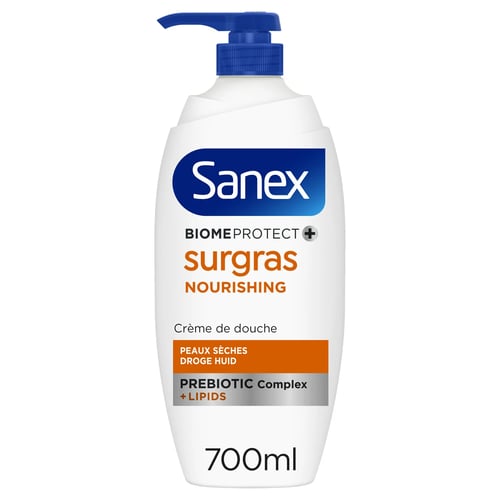 Sanex Biomeprotect Dry Skin Shower Gel m. Pumpe 700 ml_0