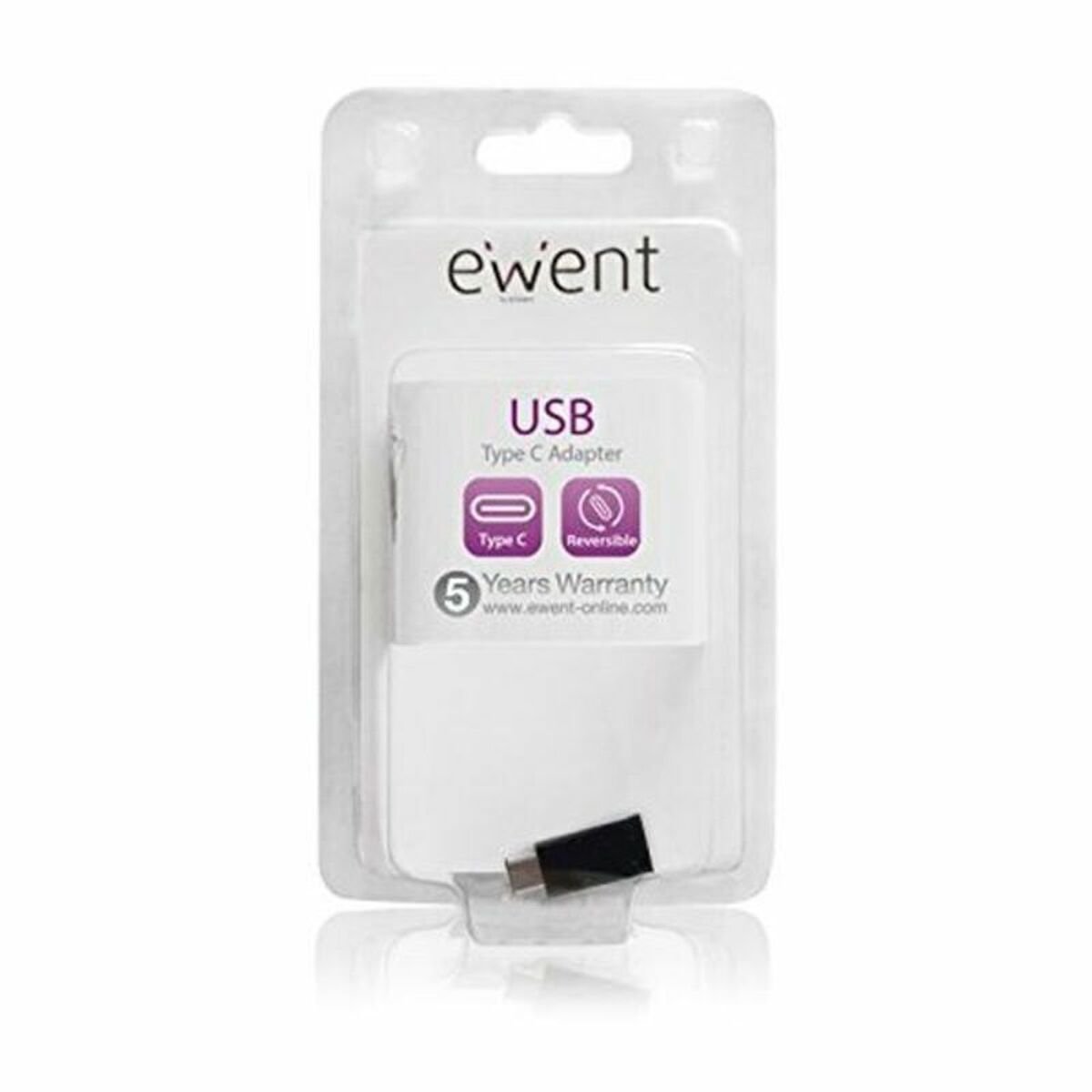 USB C to Micro USB 2.0 Adapter Ewent EW9645 5V Black_2