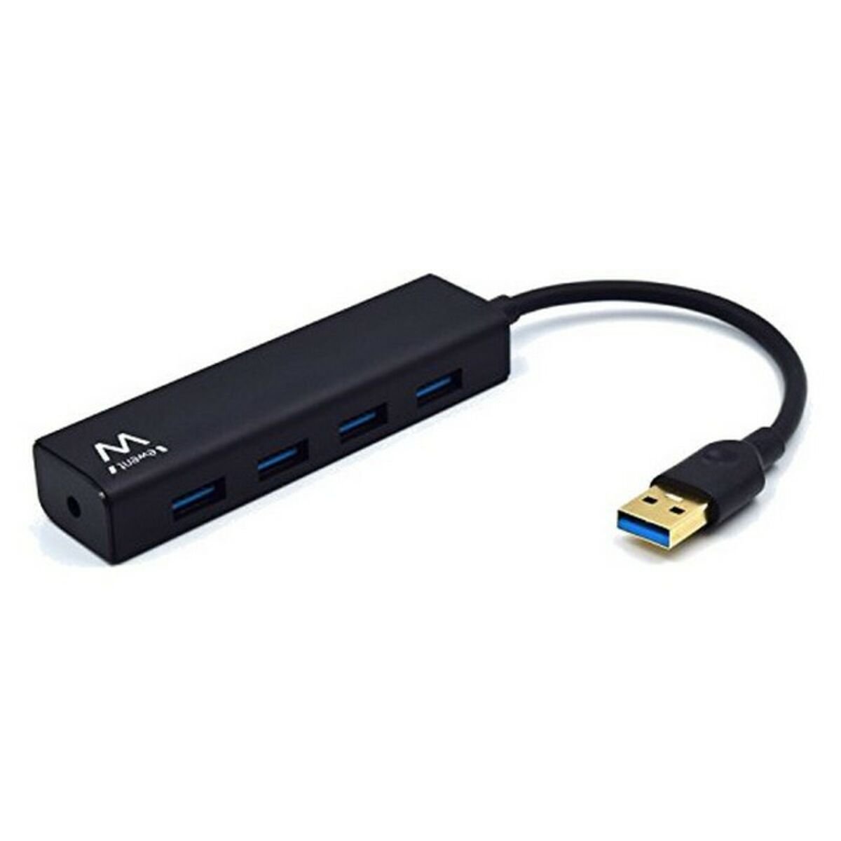 USB Hub Ewent EW1136 4 x USB 3.0 Black_0