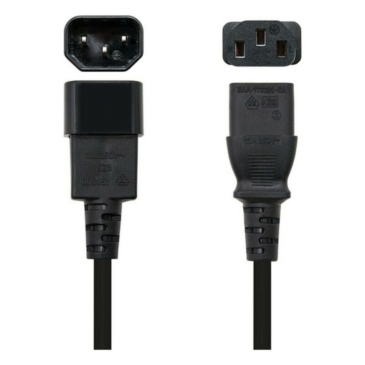 Power Cord NANOCABLE 10.22.0202 1,5 m 1500W Black_3