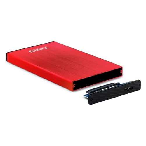 Lomme til harddisk TooQ TQE-2527 2,5" USB 3.0, Rød_1