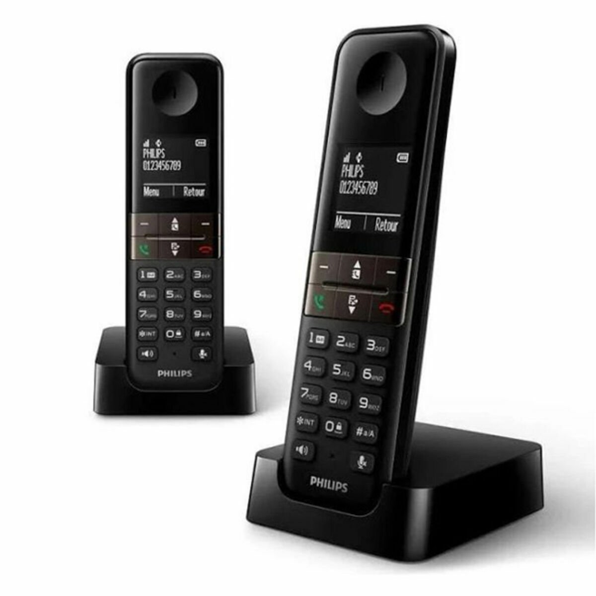 Wireless Phone Philips D4702B/34 Duo 1,8 DECT (2 pcs)_0