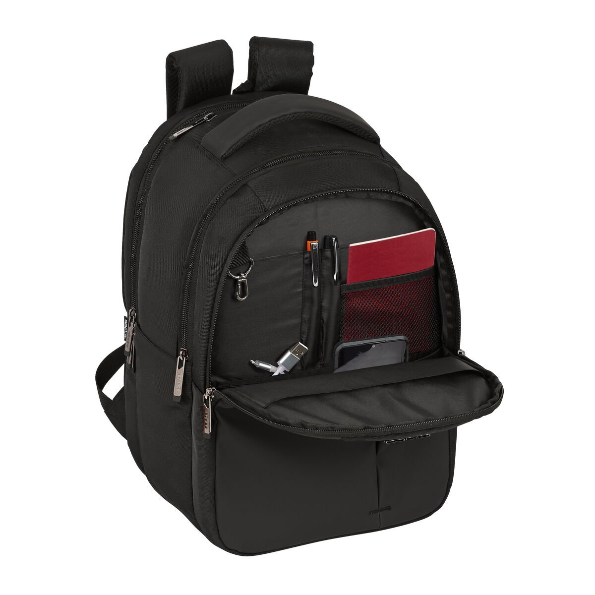 "Rucksack for Laptop and Tablet with USB Output Safta Business Black (31 x 45 x 23 cm)"_18
