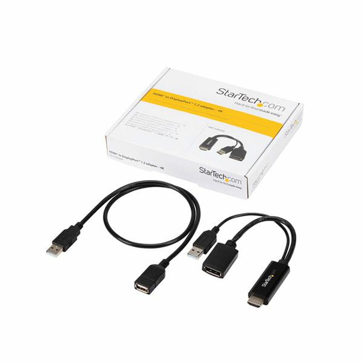 "DisplayPort to HDMI Adapter Startech HD2DP                Black 4K"_4