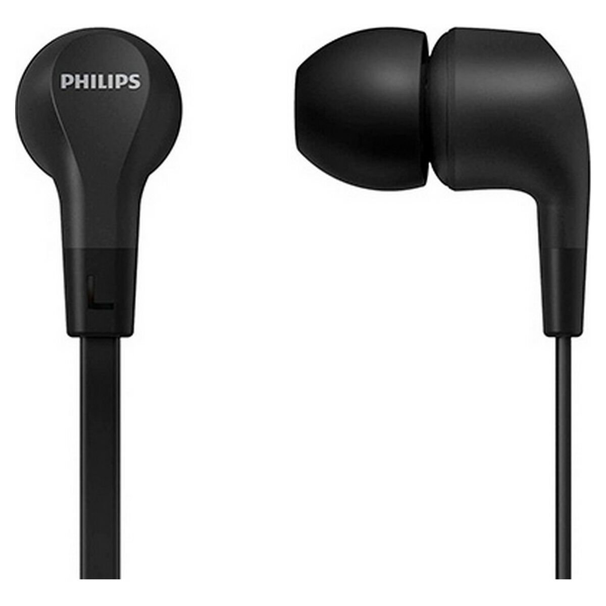"Headphones Philips Black Silicone"_1