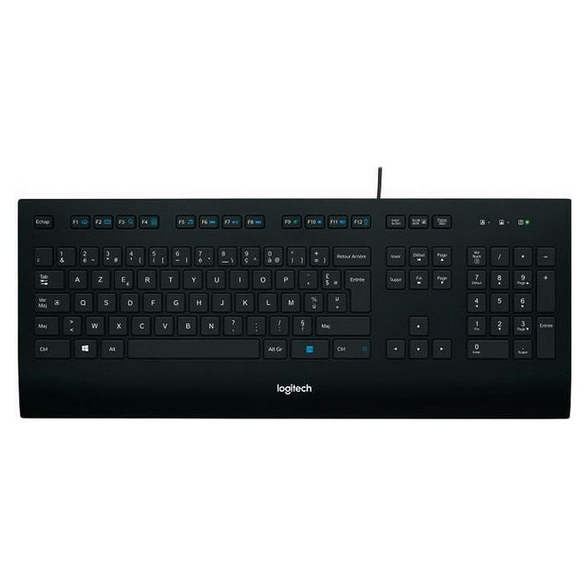 "Keyboard Logitech K280E  Black AZERTY"_1