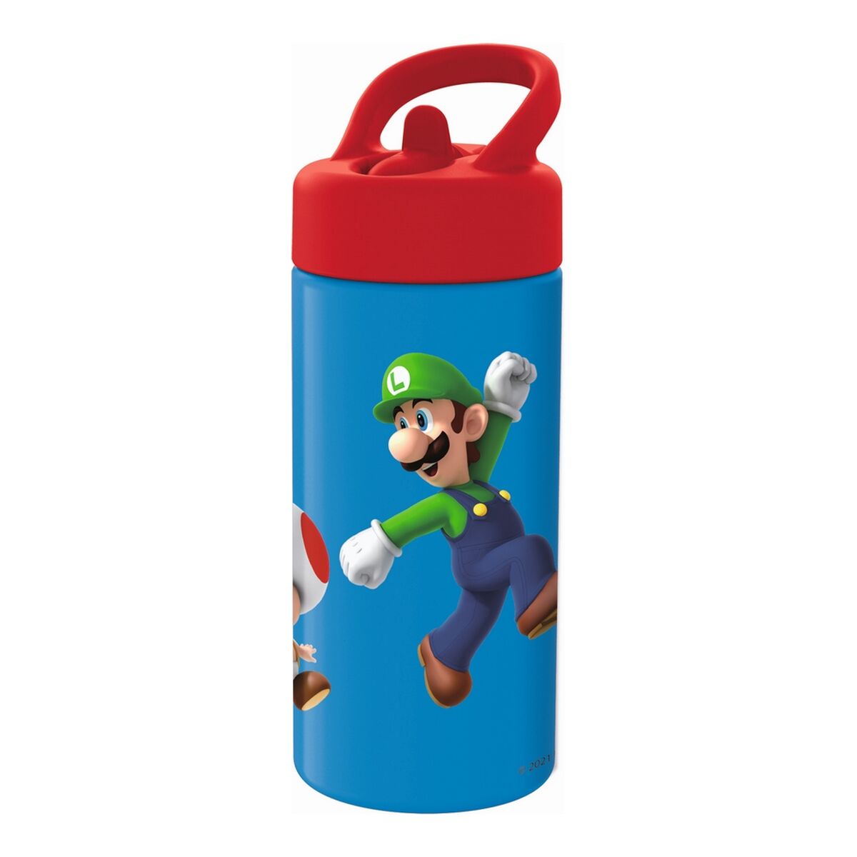 "Water bottle Super Mario Red Blue (410 ml)"_1