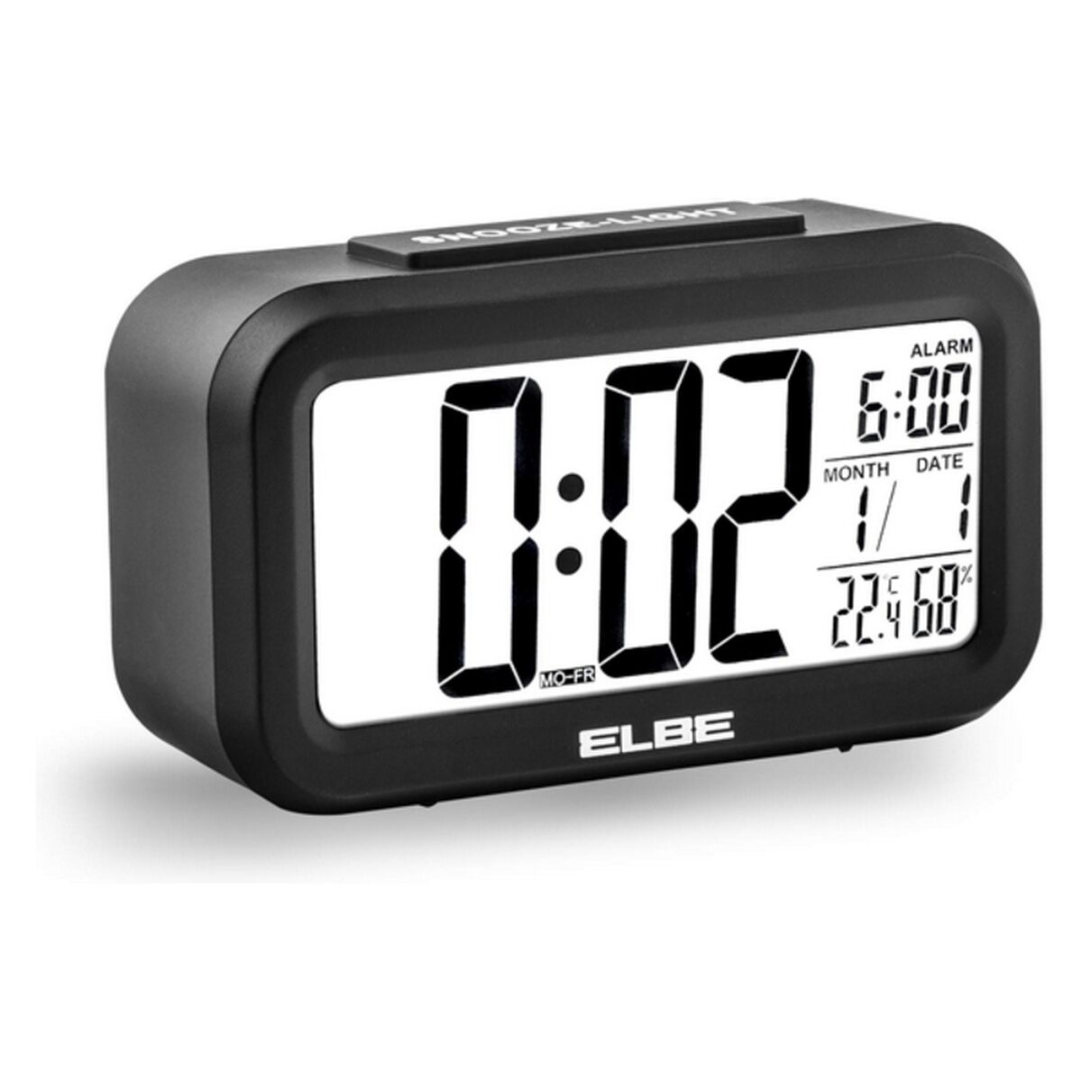 Alarm Clock ELBE RD-668 LCD 4,4 Black_0