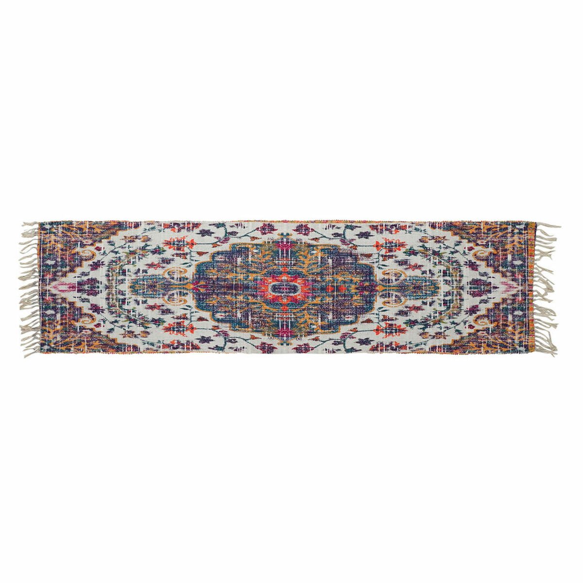 Carpet DKD Home Decor Cotton Multicolour Chenille (60 x 240 x 1 cm)_1