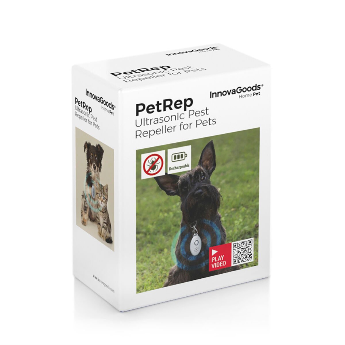 Rechargeable Ultrasound Parasite Repellent for Pets PetRep InnovaGoods_6