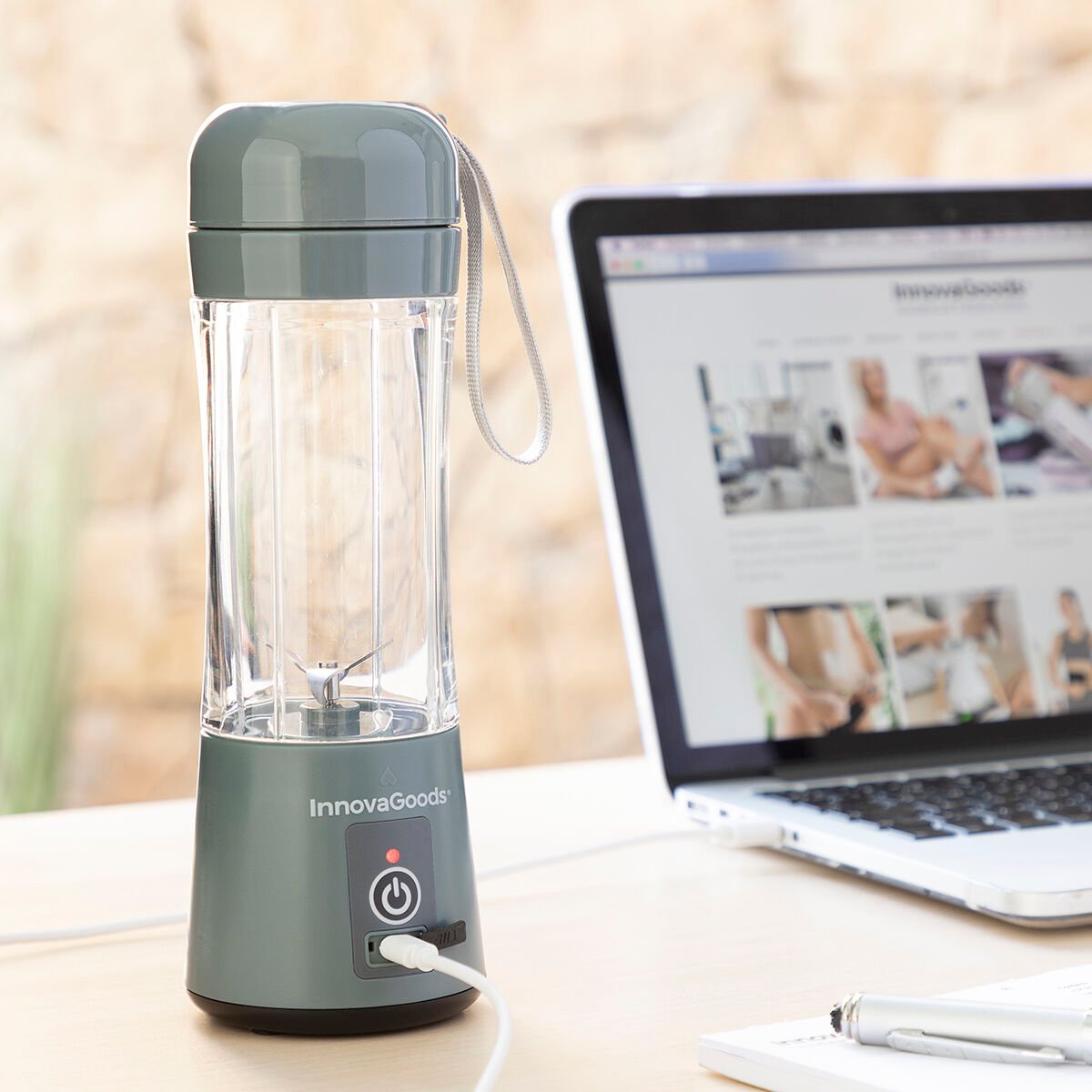 Portable Rechargeable Cup Blender Shakuit InnovaGoods_35